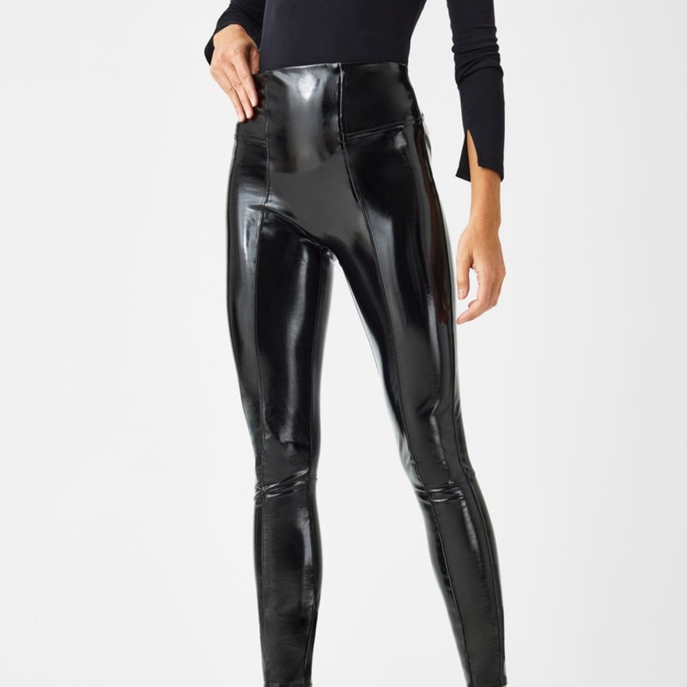 Spanx patent leather pants size M